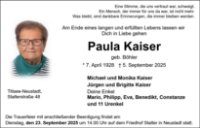 eine Anzeige